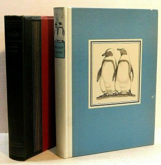 Anatole France: Penguin Island (1947 Ed. ) & Thais (1931 Ed. ).  Illustrated,