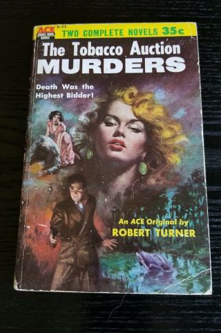 Ace Double Novel " Tobacco Murders/kill - Box " Maguire Cover Gga