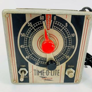 Vintage Time - O - Lite Model M - 49 Master - Dark Room Photo Timer - Circa 1940