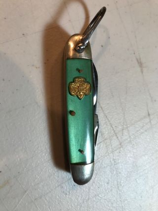Vintage Kutmaster Utica,  N.  Y.  Usa Girl Scout Camp Knife Old Pocket