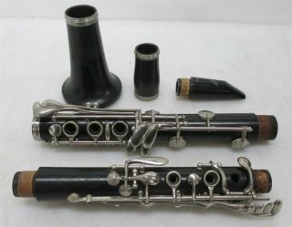 Major By Selmer Dusseldorf Vintage Wooden Clarinet Sn 6221 Vandoren B45 Mp | P&r