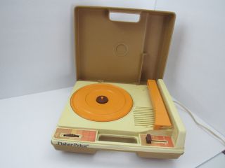 Model 825 Vintage 1978 Fisher Price Record Player - Kids Phonograph Turntable