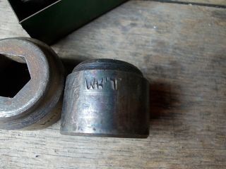 Vintage Whitworth socket set in case 1/2 