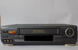 Sony Slv - Ax10 4 - Head Hi - Fi Stereo Vcr Vhs Video Cassette Recorder Player
