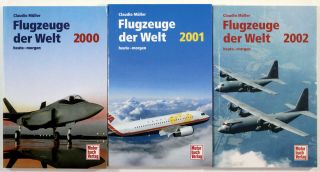 2000s German Observer Books Flugzeuge Der Welt Aircraft Of The World Muller X3