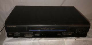 Panasonic Omnivision Pv - V4611 Vhs Player 4 - Head Vhs Vcr Video Cassette Recorder