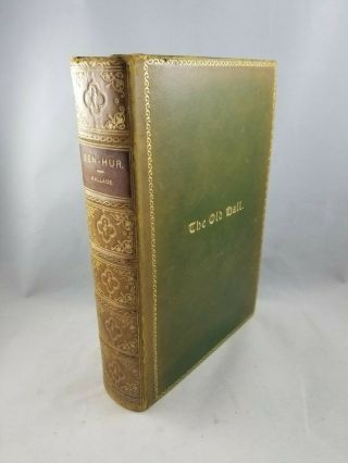 Fine Leather Binding Ben Hur By Lew Wallace W.  P.  Nimmo,  Hay Mitchell 1890