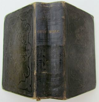 1865 Civil War Era Bible York Americana Old & Testaments