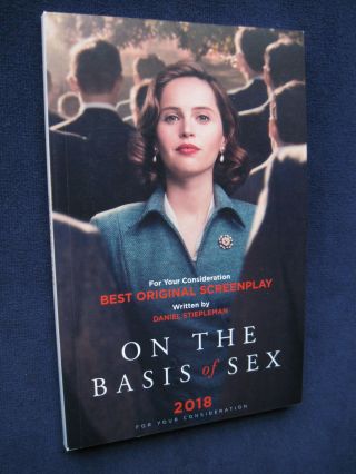 On The Basis Of Sex Script Ruth Bader Ginsberg Film,  1st Appearance In Book Form