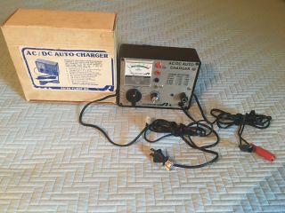 Vintage Rc Astro Flight Inc.  Variable Rate Ac/dc Auto Battery Charger