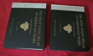 The West Point Atlas of American Wars by Esposito (1959,  HC,  2 vol box set) 2