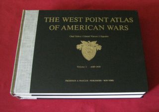The West Point Atlas of American Wars by Esposito (1959,  HC,  2 vol box set) 4