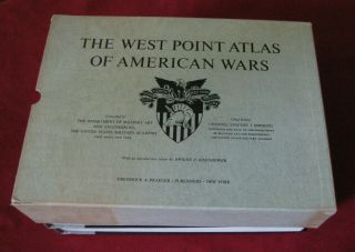 The West Point Atlas of American Wars by Esposito (1959,  HC,  2 vol box set) 5