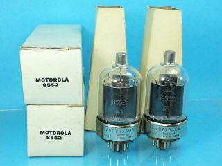 Rca 8552 6883 B 8032 A Vacuum Tube Nos Nib Match Pair Motorola Label 1978