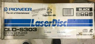Pioneer Cld - S303 Laserdisc Karaoke Cd Cdv Ld Player