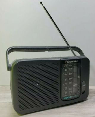 Vintage Panasonic Portable Am - Fm Radio Model Rf - 544 Ac / Dc