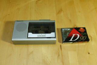 Vintage Panasonic Rq - 341a Portable Cassette Recorder Player &
