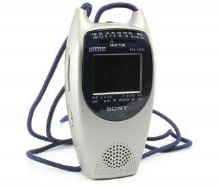 Sony Fdl - 220r Watchman Color Tv/am/fm Portable Radio