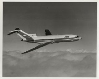 Large Vintage Photo - Bwia British West Indies Airways B727 9y - Tco