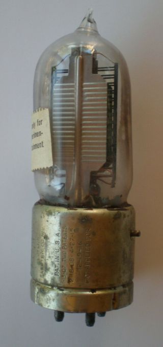 Western Electric Vt - 1 Early Vacuum Tube