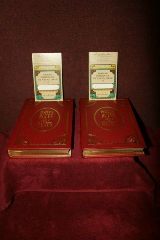 Hoyles Rules Of Games I & Ii Easton Press Collector Edition - Like