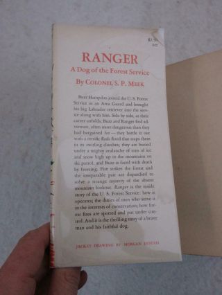 Colonel S.  P.  Meek RANGER A DOG OF THE FOREST SERVICE Alfred Knopf 1st Ed.  1949 3