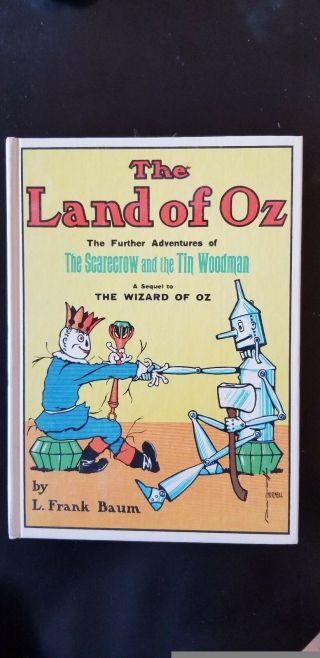 The Land Of Oz L.  Frank Baum Wizard Of Oz Sequel Hardcover Book Reilly Lee C1904