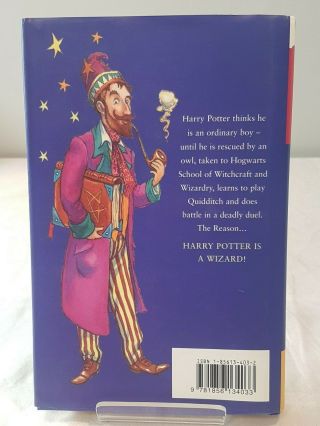 Harry Potter and the Philosopher ' s Stone J.  K.  Rowling Publisher Ted Smart 1998 4