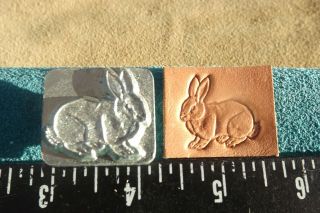 Leather Tools/ Vtg Craftool 1 " Stamp 2d/ 3d 8407 Rabbit