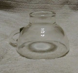 VINTAGE GLASS CANNING FUNNEL - JAR FILLER WITH SIDE HANDLE 2