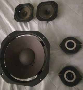 Jbl L110 Vintage Speaker System Components Bundle,  Subwoofers,  Tweets Recovered