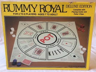 Vintage 1981 Rummy Royal Deluxe Edition Whitman 100 Complete Cond