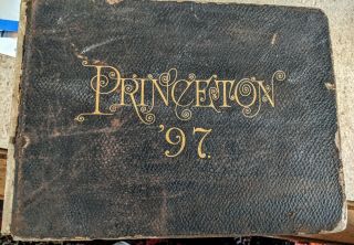 Princeton University Album 1897 Leather Bound