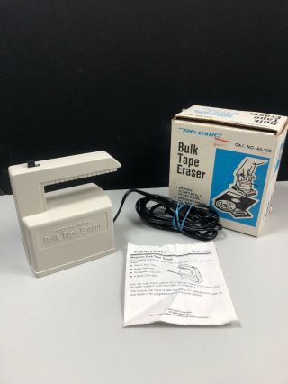 B9 Vintage Realistic Bulk Tape Eraser 44 - 232 W/original Box & Paperwork