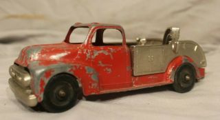 Vintage Hubley Kiddie Toy,  Tow Truck Wrecker,  No.  452,  Vintage Toy 6 1/2 " Long