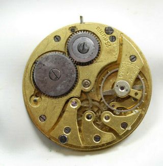 Lanco 15 Jewels Vintage Pocket Watch Movement For Spare Parts