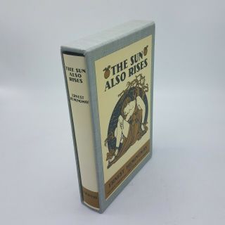 The Sun Also Rises Ernest Hemingway Book With Slipcase,  Hc 1954