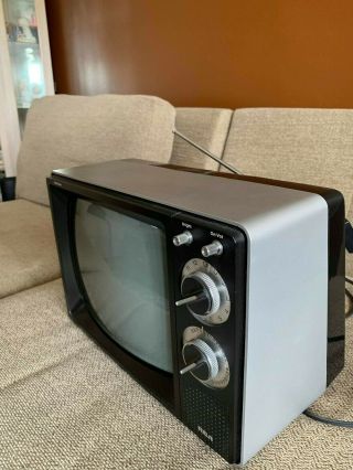 1981 Vtg Solid State B/W Television 12 