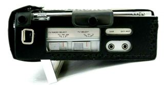 Vintage Sanyo Model No TMP2100 AM FM Quartz Clock Radio TV 6