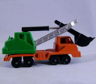 Vintage Tootsietoy 1969 Model 1457 Power Shovel Toy Crane Truck Construction