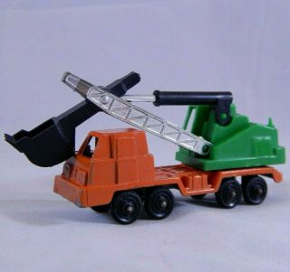 Vintage Tootsietoy 1969 Model 1457 Power Shovel Toy Crane Truck Construction 2