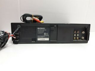 Sony Hi - Fi Stereo 19 Micron Head VCR VHS Player Recorder SLV - N51 (No remote) 4