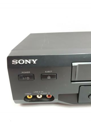 Sony Hi - Fi Stereo 19 Micron Head VCR VHS Player Recorder SLV - N51 (No remote) 6
