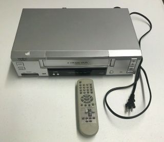 Sanyo Vwm - 800 4 - Head Hifi Stereo Vcr Vhs Cassette Player With Remote