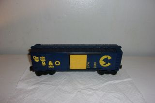 Vintage Lionel Chessie System B & O Yellow Door Blue Train Car 6408