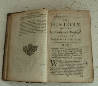 Antiquarian Book History Of The Revolutions Under Stuarts D 