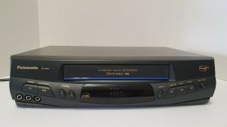 Panasonic Pv - 8451 Vcr Vhs Player Recorder Omnivision 4 Head Hi - Fi Stereo