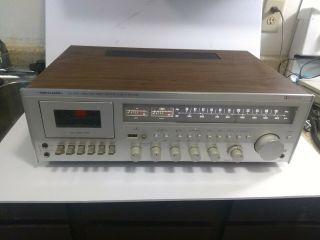 Realistic Scr - 1800 Am/fm Stereo Receiver / Cassette Recorder Vintage Euc