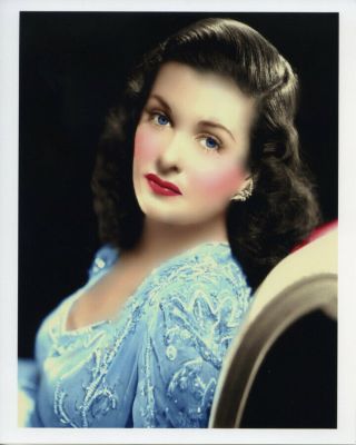 Joan Bennett 8x10 Colorized Photo From Vintage Negative