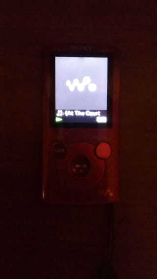 Sony NWZE383 4 GB Walkman MP3 Video Player 4GB RED and LIFE 3